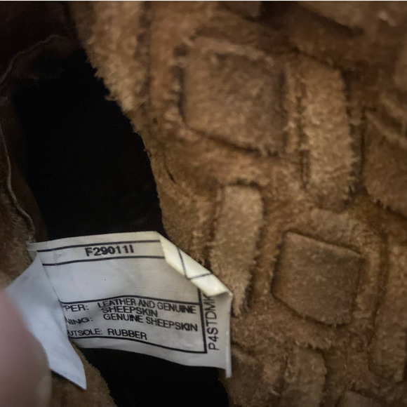 UGG AUSTRALIA Lynnea Weave Suede Studded Fold Over Clog Ankle Boot - Picture 11 of 13